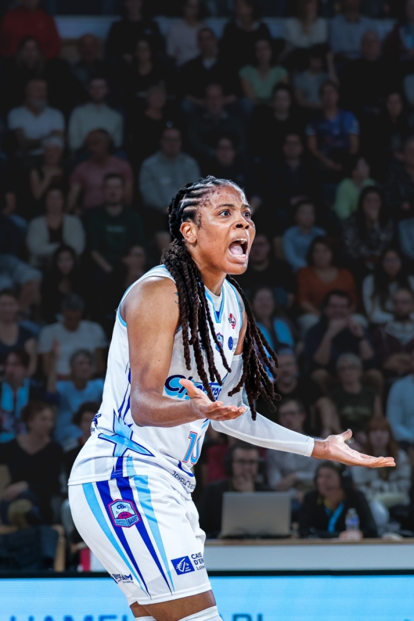 Défaite des Bluelights face à Basket Landes au Colisé
